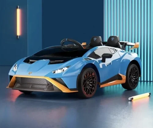 Lamborghini Huracan STO 12V Drift ride on car - Green - Image 2